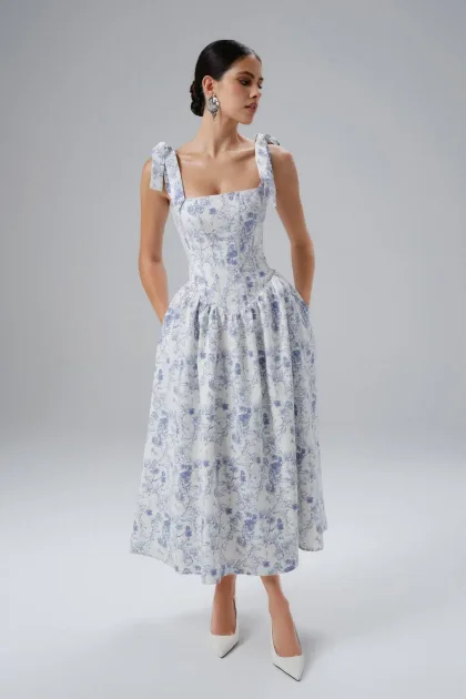 Off The Shoulder Midi Dress